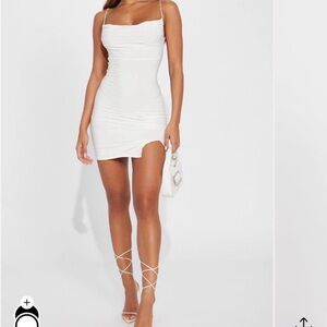 Fashion Nova White Mini Dress